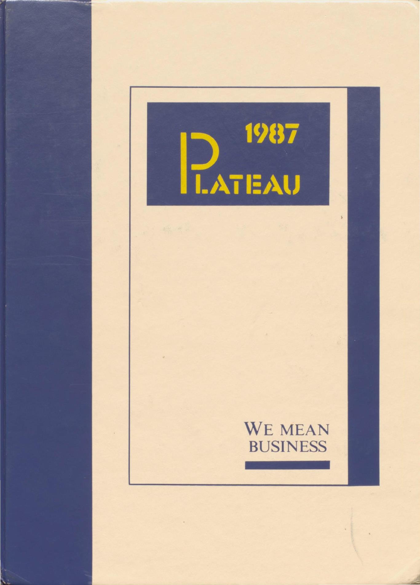 1987 Cumberland County High School Yearbook