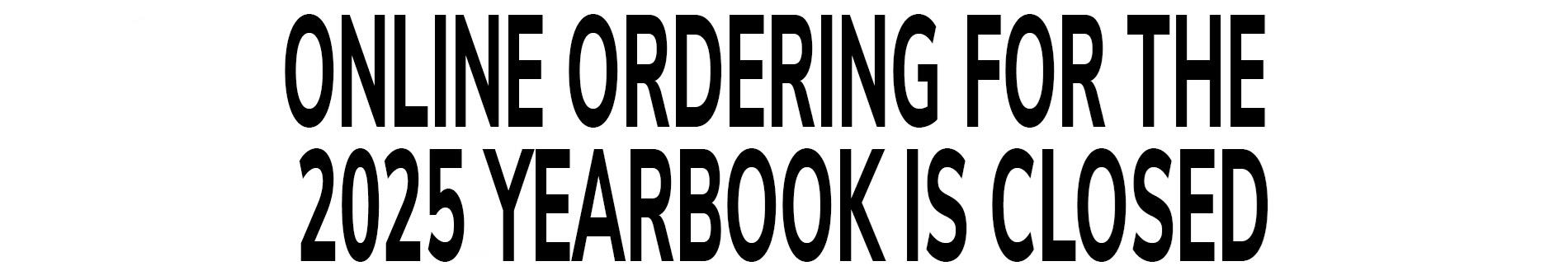 Herrff Jones Yearbook Order Closed